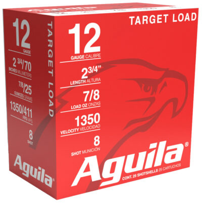Aguila 1CHB1252 Competition  12 Gauge 2.75″ 7/8 oz 8 Shot 25 Bx/ 10 Cs