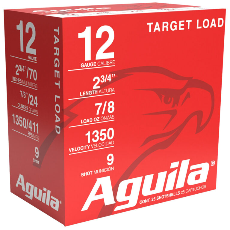 Aguila 1CHB1254 Competition 12 Gauge 2.75" 7/8 oz 9 Shot 25 Bx/ 10 Cs