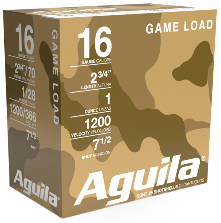 Aguila 1CHB1617 Field  16 Gauge 2.75" 1 oz 7.5 Shot 25 Bx/ 10 Cs