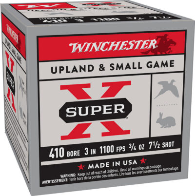 Winchester Ammo X413H7 Super X Heavy Game Load High Brass 410Gauge 3″ 3/4oz 7.5Shot 25 Per Box/10 Case