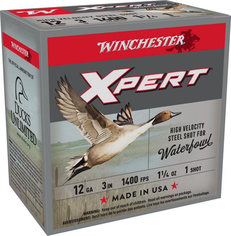 XPERT WATERFOWL 12 GAUGE 3” #1 SHOT SHOTGUN AMMO XPERT WATERFOWL 12 GAUGE 3'' 1-1/4 OZ #1 SHOT 25/BOX