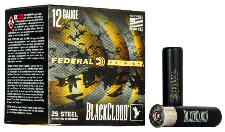 FEDERAL PREMIUM BLACK CLOUD WATERFOWL SS 12GA 3-1/2" 1-1/2OZ BB AMMO 25RD