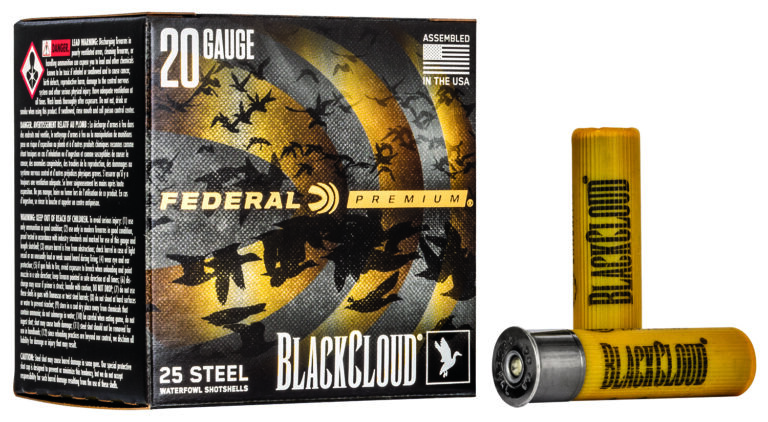Federal Premium Black Cloud Waterfowl Shotgun Ammo 20 ga. 3 in. 1 oz. 4 Shot 25 rd.