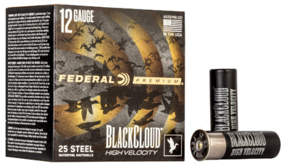 Federal PWBXH1433 Black Cloud FS High Velocity 12Gauge 3″ 1 1/8oz 3Shot 25 Per Box/10 Case