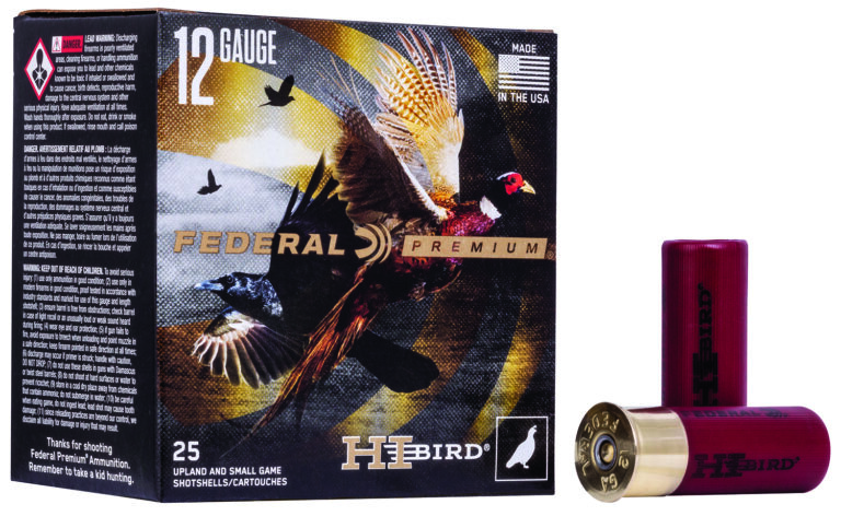 Federal HVF1275 Premium Hi-Bird 12Gauge 2.75" 1 1/8oz 7.5Shot 25 Per Box/10 Case