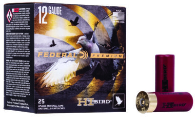 Federal HVF128 Premium Hi-Bird 12Gauge 2.75″ 1 1/8oz 8Shot 25 Per Box/10 Case