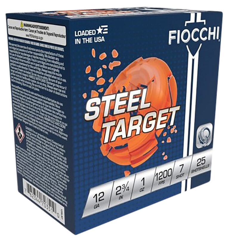 Fiocchi 12SLR7 Steel Target 12Gauge 2.75" 1oz 7Shot 25 Per Box/10 Case