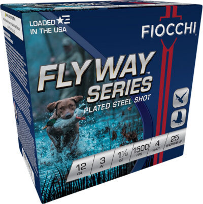Fiocchi Flyway Shotgun Loads 12 ga. 3 in. 1 1/8 oz. 1500 FPS 4 Shot 25 rd.