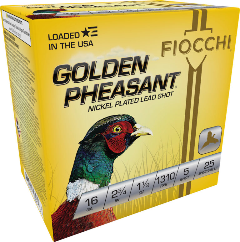 Fiocchi 16GP5 Extrema Golden Pheasant 16 Gauge 2.75" 1 1/8 oz 5 Shot 25 Bx/ 10 C