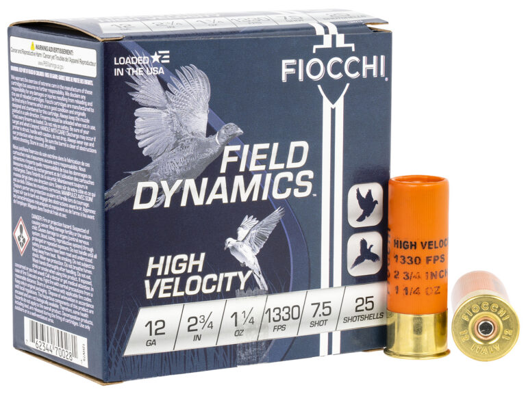 UPLAND GAME 12 GAUGE 2-3/4'' # 7.5 SHOT SHOTGUN AMMO UPLAND GAME 12 GAUGE 2-3/4'' 1-1/4OZ #7.5 SHOT 25/BOX