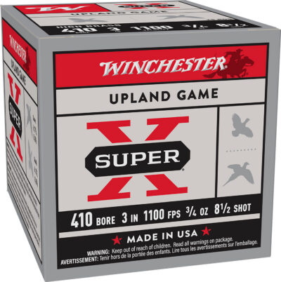 Winchester Ammo X413H85 Super X Heavy Game Load High Brass 410Gauge 3″ 3/4oz 8.5Shot 25 Per Box/10 Case