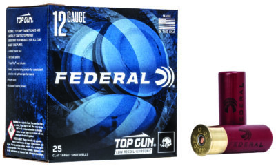 Federal TGM12375 Top Gun Subsonic 12Gauge 2.75″ 1 1/8oz 7.5Shot 25 Per Box/10 Case