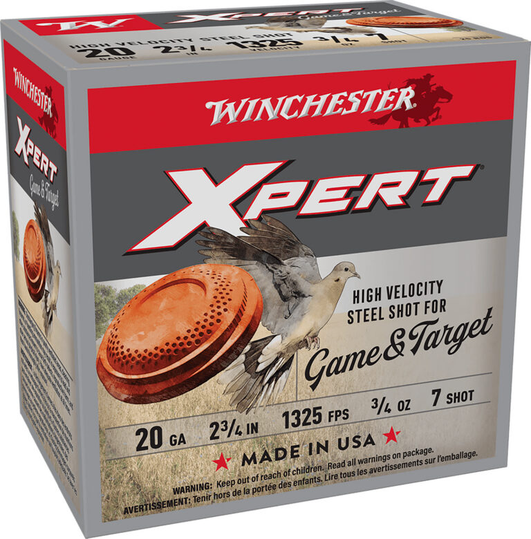 Winchester Ammo WE20GT7 Super X High Velocity 20 Gauge 2.75" 3/4 oz 7 Shot 25 Bx