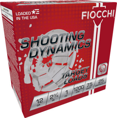 Fiocchi 12SD1H75 Shooting Dynamics Target 12Gauge 2.75″ 1oz 7.5Shot 25 Per Box/10 Case