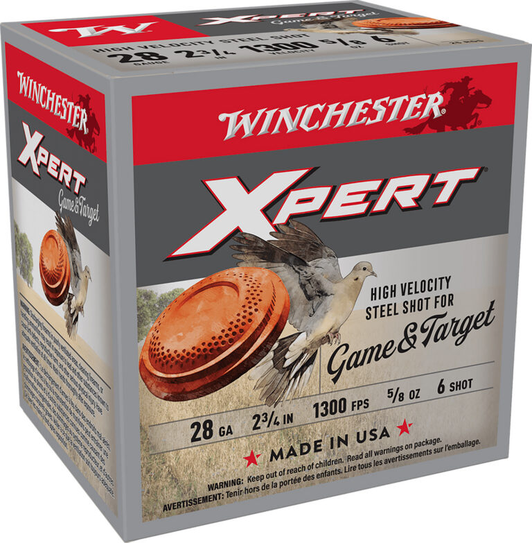 XPERT GAME & TARGET 28 GAUGE 2-3/4'' #6 SHOT SHOTGUN AMMO XPERT GAME & TARGET 28 GAUGE 2-3/4'' 5/8OZ #6 SHOT 25/BOX