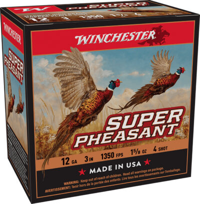 Winchester Ammo X123PH4 Super Pheasant Magnum High Brass 12Gauge 3″ 1 5/8oz 4Shot 25 Per Box/10 Case