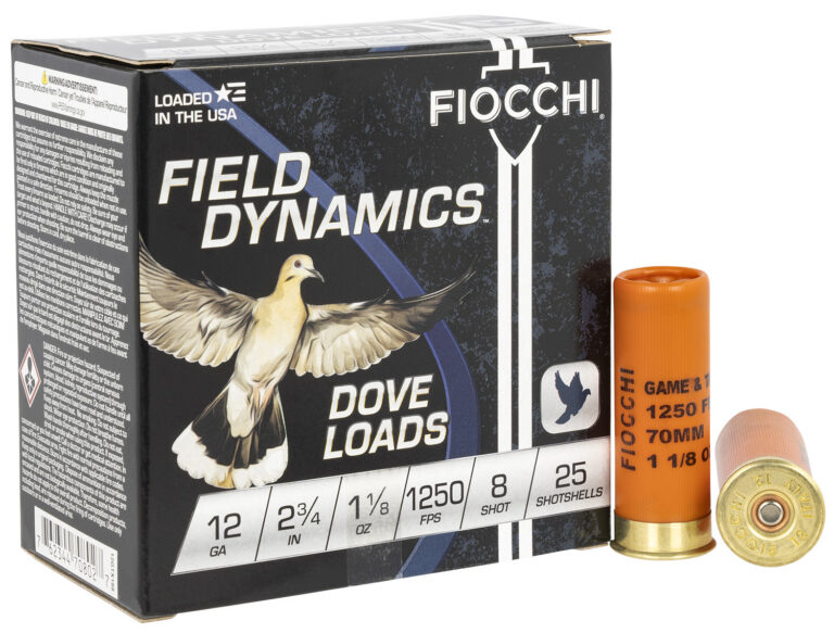 DOVE & QUAIL 12 GAUGE 2-3/4'' #8 SHOT SHOTGUN AMMO DOVE & QUAIL 12 GAUGE 2-3/4'' 1-1/8OZ #8 SHOT 25/BOX