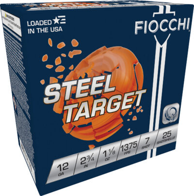 Fiocchi 12S1187 Steel Target  12Gauge 2.75″ 1 1/8oz 7Shot 25 Per Box/10 Case