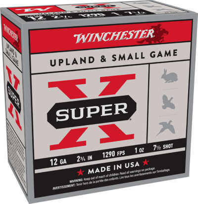 SUPER-X 12 GAUGE 2-3/4” #7.5 SHOT SHOTGUN AMMO SUPER-X 12 GAUGE 2-3/4” 1 OZ #7.5 SHOT 25/BOX