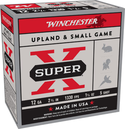 Winchester Ammo X125 Super X Game Load High Brass 12Gauge 2.75″ 1 1/4oz 5Shot 25 Per Box/10 Case