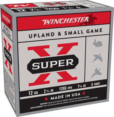 Winchester Ammo XU12H6 Super X Heavy Game Load 12Gauge 2.75″ 1 1/8oz 6Shot 25 Per Box/10 Case
