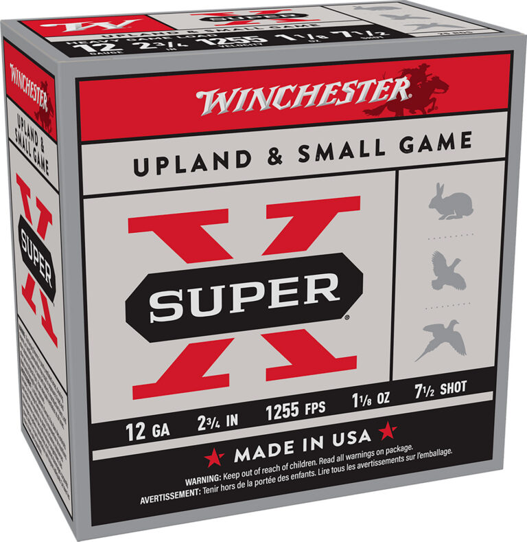 Winchester Ammo XU12H7 Super-X Heavy Game Load 12 Gauge 2.75" 1 1/8 oz 7.5 Shot