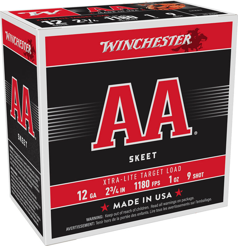 AA XTRA-LITE 12 GAUGE 2-3/4'' #9 SHOT SHOTGUN AMMO AA XTRA-LITE 12 GAUGE 2-3/4'' 1 OZ #9 SHOT 25/BOX