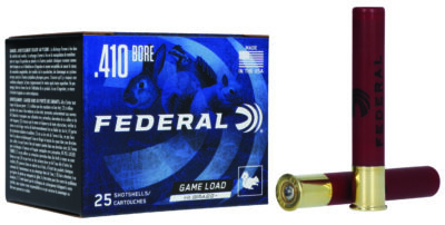 Federal H4135 Game-Shok High Brass 410Gauge 3″ 11/16oz 5Shot 25 Per Box/10 Case