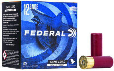 Federal H1236 Game-Shok Heavy Field 12Gauge 2.75″ 1 1/8oz 6Shot 25 Per Box/10 Case