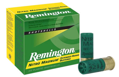 Remington Ammunition 26676 Nitro Magnum  12Gauge 2.75″ 1 1/2oz 2Shot 25 Per Box/10 Case