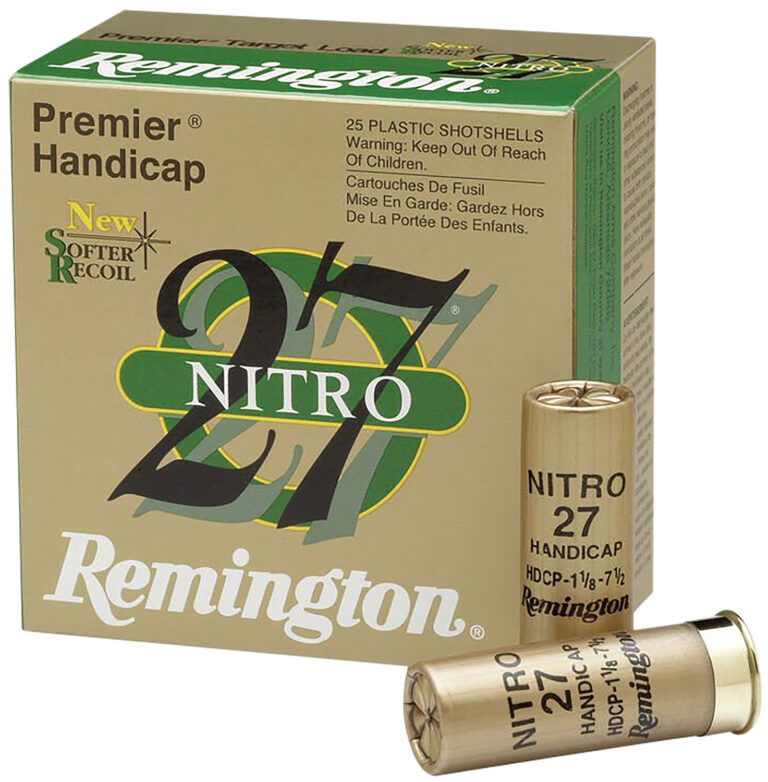 STS NITRO HANDICAP TARGET AMMO 12 GAUGE 2-3/4'' 1-1/8 OZ #8 SHOT NITRO 27 PREMIER HANDICAP 12 GA 2-3/4'' 1-1/8OZ #8 SHOT 25/BX