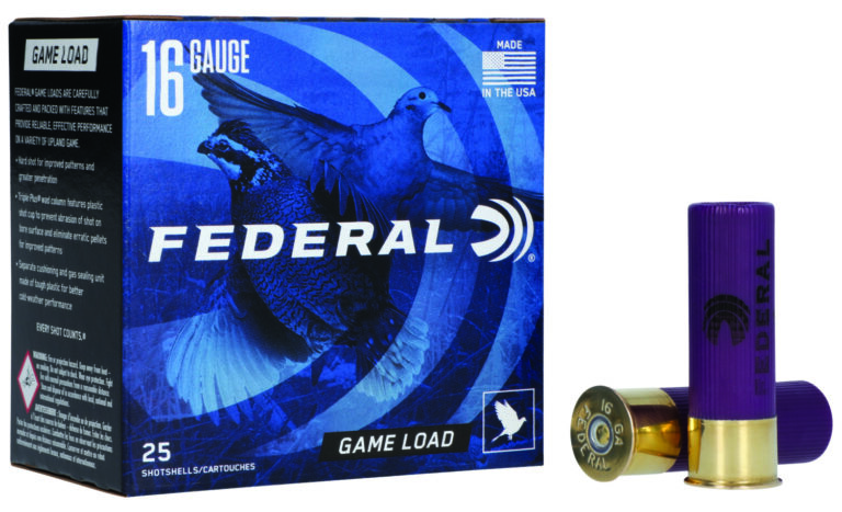 Federal Game-Shok Upland Load 16 Gauge 2.75 in. 1 oz. 6 Shot 25 rd.