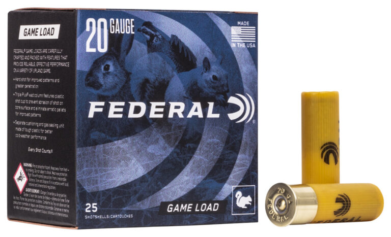 Federal H2006 Game-Shok Upland 20Gauge 2.75" 7/8oz 6Shot 25 Per Box/10 Case