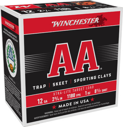 Winchester Ammo AAL1285 AA Xtra-Lite 12Gauge 2.75″ 1oz 8.5Shot 25 Per Box/10 Case