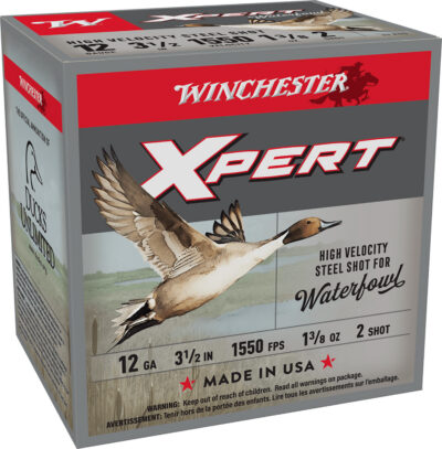 XPERT WATERFOWL 12 GAUGE 3-1/2” #2 SHOT SHOTGUN AMMO XPERT WATERFOWL 12 GAUGE 3-1/2” 1-3/8OZ #2 SHOT 25/BOX