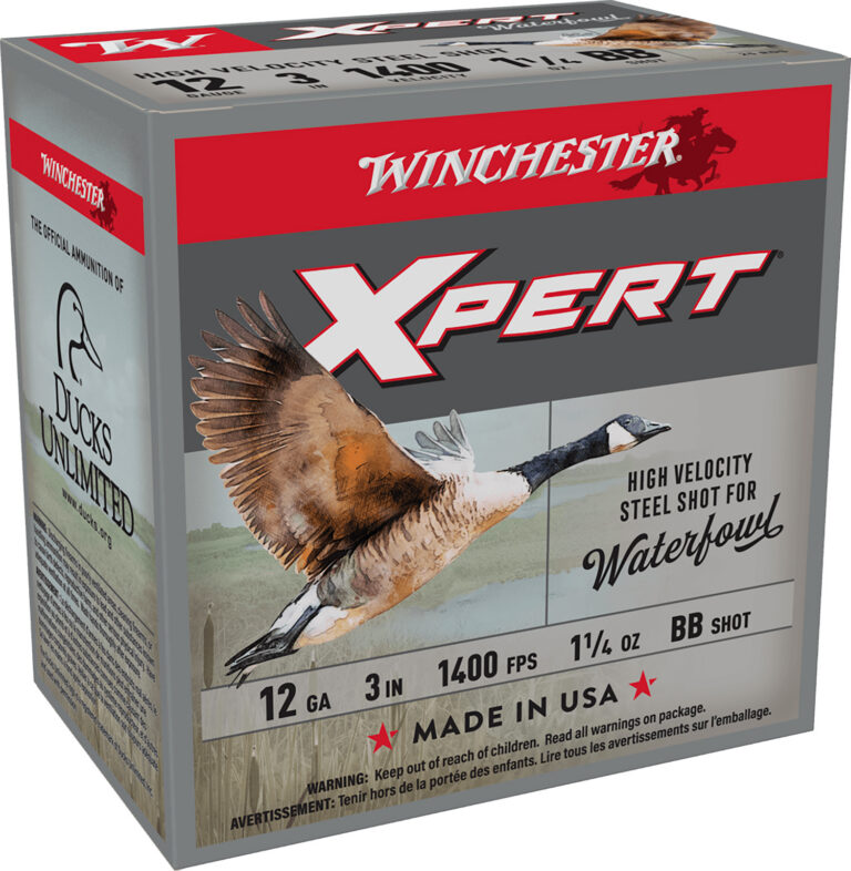 XPERT WATERFOWL 12 GAUGE 3” #BB SHOT SHOTGUN AMMO SUPER-X XPERT 12 GAUGE 3'' 1-1/4 OZ #BB 25/BOX
