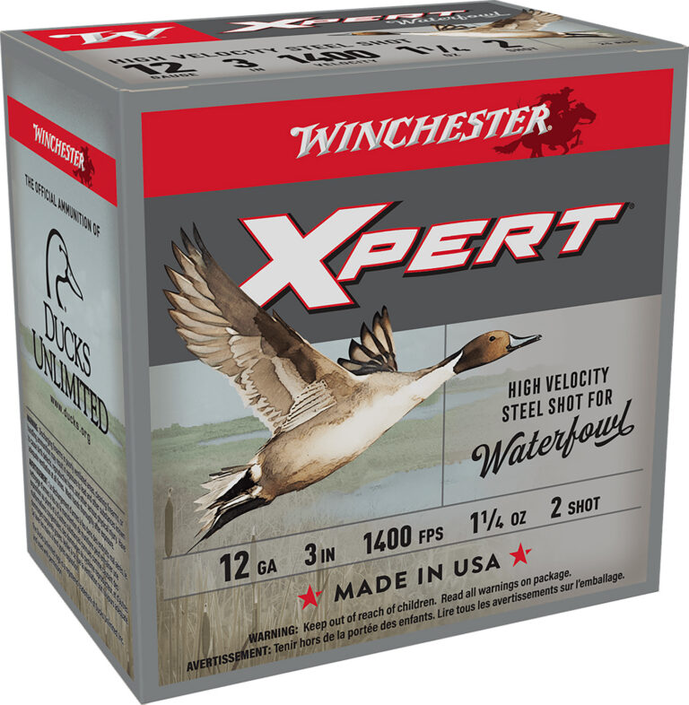 XPERT WATERFOWL 12 GAUGE 2-3/4'' #2 SHOT SHOTGUN AMMO XPERT WATERFOWL 12 GAUGE 3'' 1-1/4 OZ #2 SHOT 25/BOX
