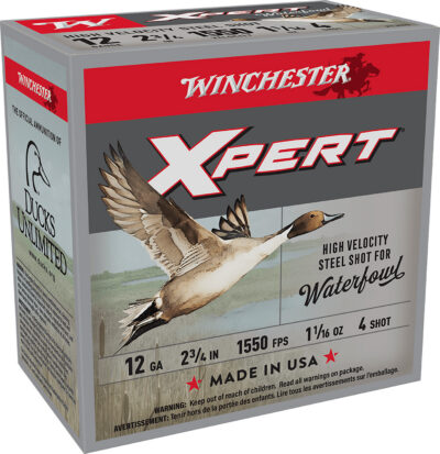 Winchester Super-X Xpert Hi-Velocity Steel 12 ga. 2.75 in. 1 1/16 oz. 4 Shot 25 rd.