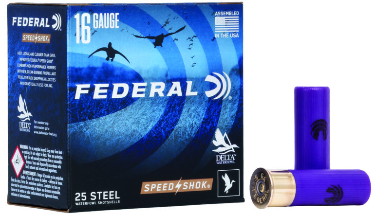 Federal WF1684 Speed-Shok Waterfowl  16 Gauge 2.75" 15/16 oz 4 Shot 25 Bx/ 10 Cs