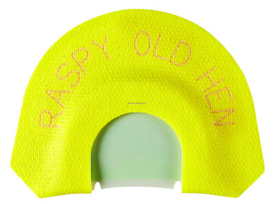 HS Strut 05903 Raspy Old Hen Double Reed Attracts Turkeys Yellow Infinity Latex