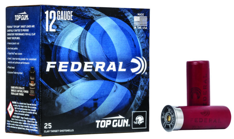TOP GUN 12 GAUGE 2-3/4'' #8 SHOT SHOTGUN AMMO TOP GUN 12 GAUGE 2-3/4'' 7/8 OZ #8 SHOT 25/BOX