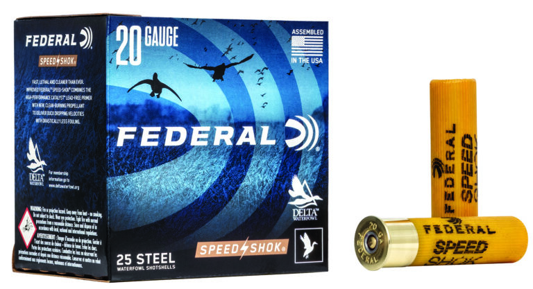 Federal WF2094 Speed-Shok  20Gauge 3" 7/8oz 4Shot 25 Per Box/10 Case