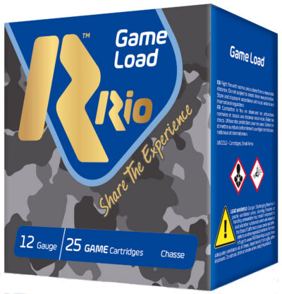 Rio Ammunition SG328 Game Load Super Game High Velocity 12Gauge 2.75″ 1 1/8oz 8Shot 25 Per Box/10 Case