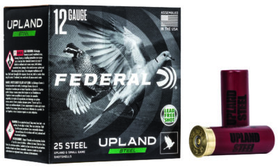 Federal USH126 Upland Field & Range 12Gauge 2.75″ 1 1/8oz 6Shot 25 Per Box/10 Case