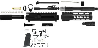 TacFire SSPK300LPK7K AR-15 Pistol Build Kit  300 Blackout Black