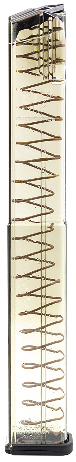 TRANSLUCENT MAGAZINE FOR GLOCK~ 19 GLOCK~17, 18, 19, 26, 34, 45 MAGAZINE 40-RD 9MM