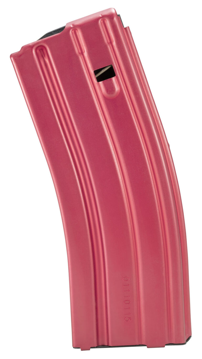 DuraMag 3023004175CPD Speed 30rd 223 Rem/300 Blackout/5.56x45mm NATO for AR-15 Red Aluminum w/ Black Follower Detachable