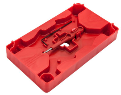 Apex Tactical 104110 Armorer’s Tray & Pin Punch  Red Polymer Pistol