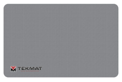 TekMat TEKR17TMLOGOGY  Cleaning Mat Gray Rubber 11″x17″ TEKMAT Logo