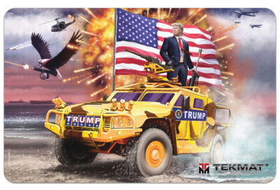TekMat TEKR17TRUMP Trump Cleaning Mat Multi-Color Rubber 11″x17″ Trump Freedom Portrait